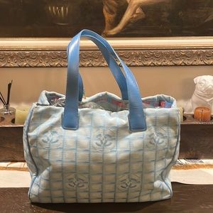 Gorgeous nylon and leather Chanel bag